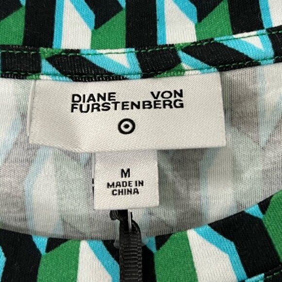 2PC SET Diane Von Furstenberg DVF for Target Arrow Geo Green Mini Skort & Top - Picture 6 of 16